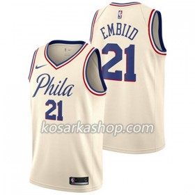 Dres Philadelphia 76ers Joel Embiid 21 Nike City Edition Swingman